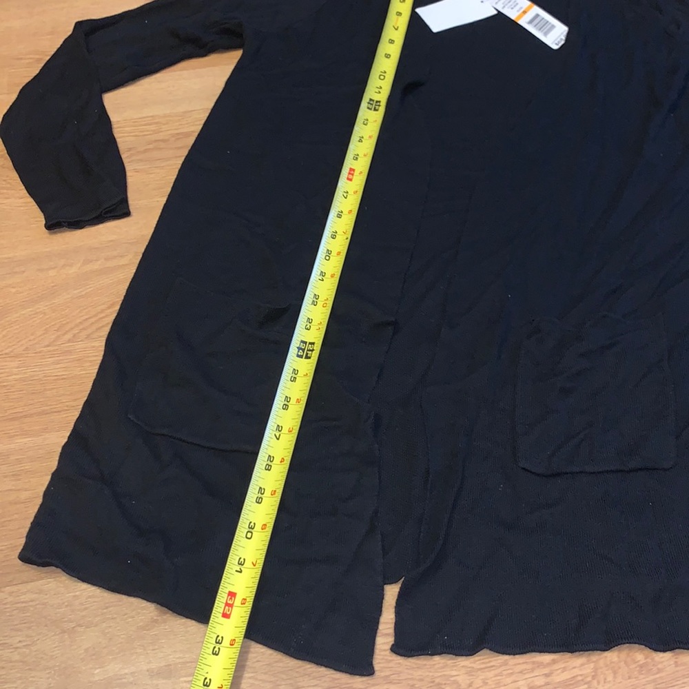 NWT Joseph A. - Long Sleeve Cardigan Sweater, Black, Small - Picture 7 of 7